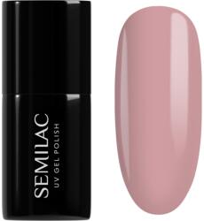 Semilac UV Hybrid Naked Nails lac de unghii sub forma de gel culoare 586 Dirty Rose Nude 7 ml