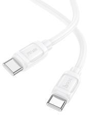 hoco. X115 Surpass 60 W-os töltőkábel C-C fehér (HC652001) - primanet