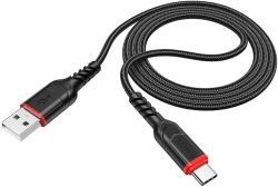 hoco. X59 Victory töltő adatkábel USB - Type-C fekete-piros 2m (HC794116) - primanet