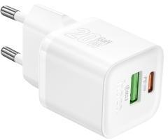 hoco. N65 Ingenious PD20W+QC3.0 USB-C, USB-A töltő (EU) (HC655170) - primanet