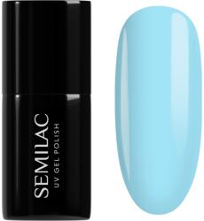 Semilac UV Hybrid One Touch Pastels lac de unghii sub forma de gel culoare 974 Bubbly Blue 7 ml