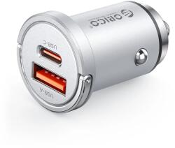 ORICO MiniRing PRO 45W 1A1C PD gyors autós töltő