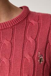 U. S. Polo Assn U. S. Polo Assn. пуловер дамски от памук CREW NECK CABLE (WUP0398) - answear - 140,80 лв