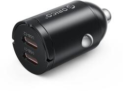ORICO Ładowarka samochodowa ORICO MiniRing 30W Dual USB-C Zinc Alloy Car Charger
