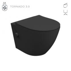 Lavita SALTO BLACK Tornado 3.0 fali WC csésze Bidé funkcióval és Soft Close ülőkével (5900378333319)