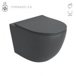 Lavita SINTO GREY Tornado 3.0 fali WC csésze Soft Close ülőkével (5900378333272)