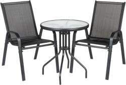 Funfit Garden 2 személyes Balkon szett - fekete (4877)
