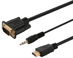 SAVIO Cl-198 HDMI cable 1.8 m HDMI Type A (Standard) Black