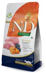 N&D Tök Macska Bárány és Áfonya Ivartalanított Felnőtt - száraz macskaeledel - 1, 5 kg