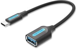 Vention USB 3.1(Gen 1) C Male to A Female OTG Cable 0.15M Black PVC Type