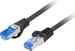 Lanberg Cablu retea Lanberg CAT6a Patch Cable S/FTP 3 m LZSH Black (pcf6a-10cc-0300-bk)