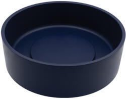 Laveo PERL kerek gránit mosdó gránit click-clack leeresztővel 36 cm, éjkék VGP1N10T (VGP1N10T)