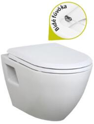 Creavit Terra falra szerelhető wc Bidé2in1, fehér TP325-00CB00E-0000 (TP325-00CB00E-0000)