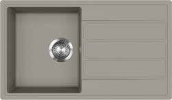 Evido Easy 45S gránit mosogató, 760 x 440 mm, platina 442068 (442068)