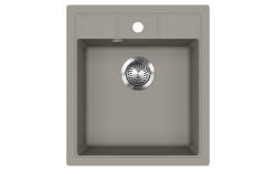 Evido Easy 45 gránit mosogató, 515 x 460 mm, platina 442124 (442124)