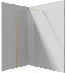 Deante Prizma walk-in zuhanyfal 110 cm, szálcsiszolt arany KTJ_R31P (KTJ_R31P)