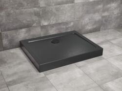 Radaway Doros Stone D 100x80 cm zuhanytálca előlappal, fekete SDRD1080-05-54S (SDRD1080-05-54S)