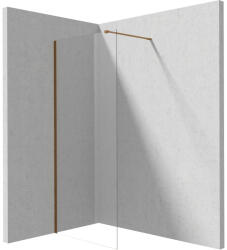 Deante Prizma walk-in zuhanyfal 80x195 cm, szálcsiszolt bronz KTJ_C38P (KTJ_C38P)