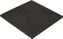 Deante Correo gránit zuhanytálca 80x80 cm, matt fekete KQR_N42B (KQR_N42B)