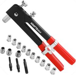 Kraft&Dele Clești de nituire cu pârghie cu accesorii 64684 (KD11299) Cleste