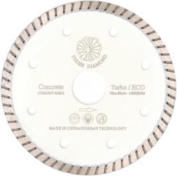 Tu-Dee Diamond Disc diamantat Tudee debitare beton dur, standard, 115x22.2x7.5x2mm Disc de taiere