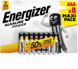 Energizer LR03AP-CHP8 Alkaline Power alkáli elem, AAA, 1, 5 V