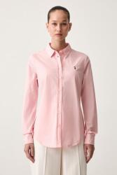U. S. Polo Assn U. S. Polo Assn. női pamut ing Classic Fit Poplin - rózsaszín XS
