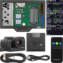 Reball Fhd Kamera 10, 1 YS010W Usb Hdmi WiFi Monitorral Sztereoszkóp Mikroszkóphoz (MONITOR LCD Z KAMERĄ FHD DO MIKROSKOPÓW 1080P)
