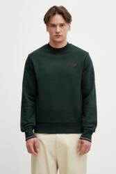 Fred Perry Melegítőfelső férfi pamut - zöld M - answear - 27 990 Ft