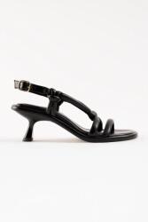 Souliers Martinez bőr szandál ALICANTE - fekete Női 41