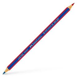 Faber-Castell Színes ceruza postairón Faber-Castell piros-kék vékony hatszögletű test JANUS (116000)