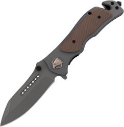 HARAHU Outdoor kés HC - 40801 - Szürke / Barna KP40801