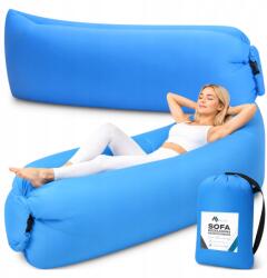 Malcom Megerősített Lazy Bag Air Kanapé Felfújható Matrac Fotel Napozóágy XXL Zsák 200KG (SDH1036-BRIGHT_BLUE)