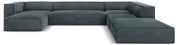 Windsor & Co Coltar in forma de U cu 6 locuri Madame cu tapiterie din tesatura structurala (WIN_UR_134_F1_MADAME5)