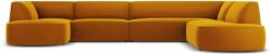 Windsor & Co Coltar in forma de U cu 7 locuri Sao cu tapiterie din catifea (WIN_RUR_44_F1_SAO4)