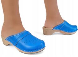I Love Shoes Női Áttört Orvosi Klumpa Lengyel Bőr Fa Klumpa *41* (Drewniaki Chodaki Ażurowe Klasyczne Skórzane)