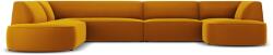 Windsor & Co Coltar in forma de U cu 7 locuri Sao cu tapiterie din catifea (WIN_RUL_44_F1_SAO4)