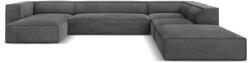 Windsor & Co Coltar in forma de U cu 6 locuri Madame cu tapiterie din tesatura structurala (WIN_UR_134_F1_MADAME7)