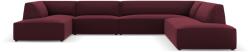 Windsor & Co Coltar in forma de U cu 7 locuri Sao cu tapiterie din Leather Imitation (WIN_UR_181_F1_SAO7)