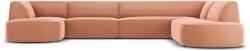Windsor & Co Coltar in forma de U cu 7 locuri Sao cu tapiterie din catifea (WIN_RUR_44_F1_SAO5)
