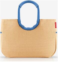 Reisenthel Loopshopper L Frame Raffia Blue Geanta voiaj