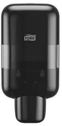 Tork Hab- és folyékony szappan és kézfertőtlenítő adagoló, S5 rendszer, TORK "Mini", fekete (KHH829)