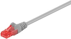 Goobay Cablu retea CAT6 UTP 2x RJ45 0.25m neecranat CCA gri Goobay (95250) - pretexpert