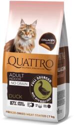 Quattro CAT Grain Free Indoor Duck Collagen macskatáp lakásban tartott macskáknak kacsával, 7 kg