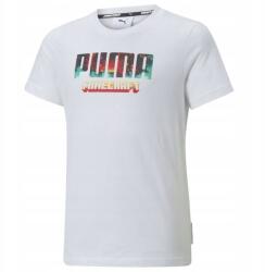 PUMA Gyerek póló Puma X Minecraft Graphic Tee Puma White 110 (4064537719435)