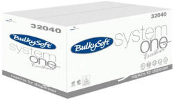 Bulky Soft Excellence System One adagolós szalvéta, 2 rétegű, 4000 lap/karton - fehér