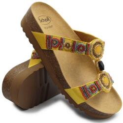 Scholl Női flip-flop papucs Scholl New Bogota Wedge 37 (8004373373602)