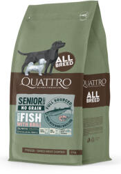 Quattro grain-free WHITE FISH AND KRILL Senior/Diet kutyatáp 12 kg - lunala-pet
