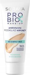 Soraya Probio Make-Up prebiotikus fedő alapozó 03 Meleg Bézs 30ml