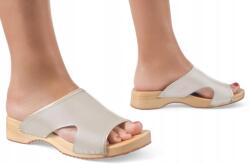 I Love Shoes Flip-flop papucsok Orvosi Fából készült Bőr Klasszikus Kültéri Női *41* (Odkryte Skórzane Chodaki Klasyczne Drewniaki)
